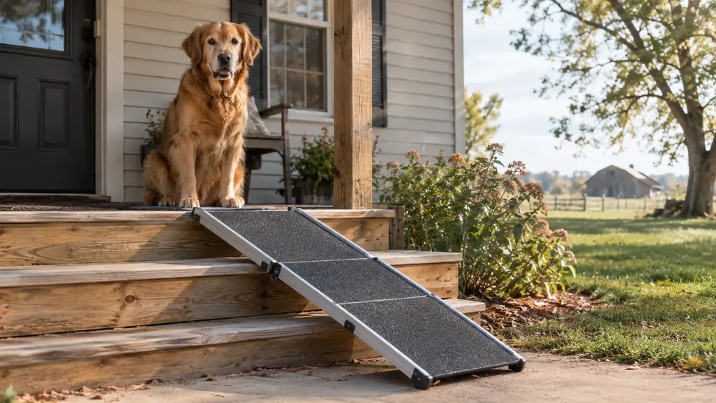 PetSafe Happy Ride Folding Dog Ramp Review: Long-Term Use on Our Porch Steps